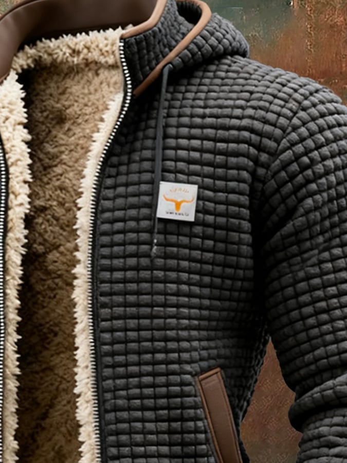 Quilted Fleece Winter Jacket