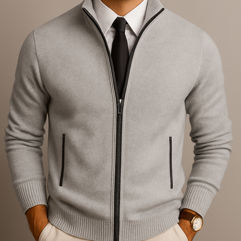 Classic Tailored Knit Cardigan