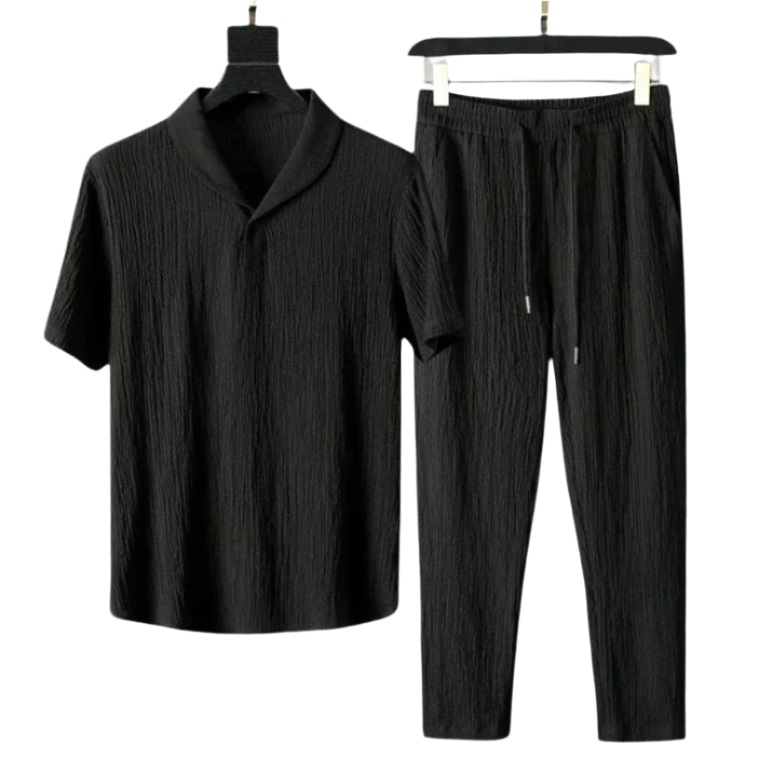 Cotton polo and pants