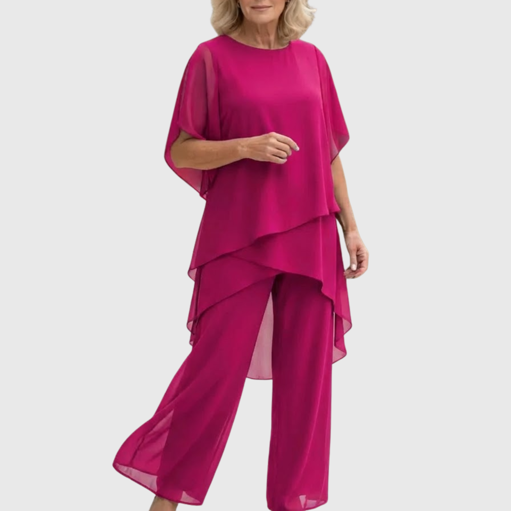 Draped Two-Piece Set