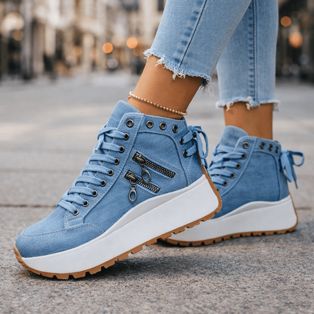 Charm Zip Sneakers