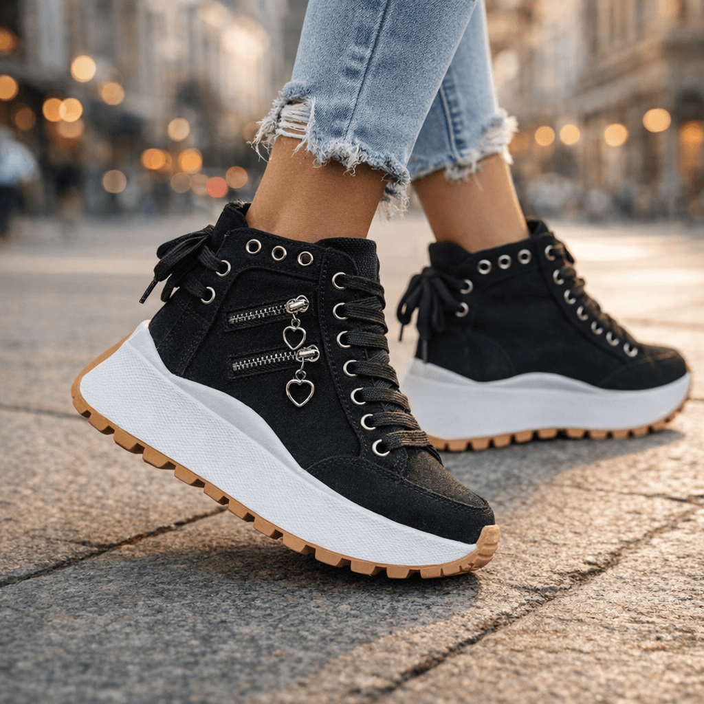 Charm Zip Sneakers