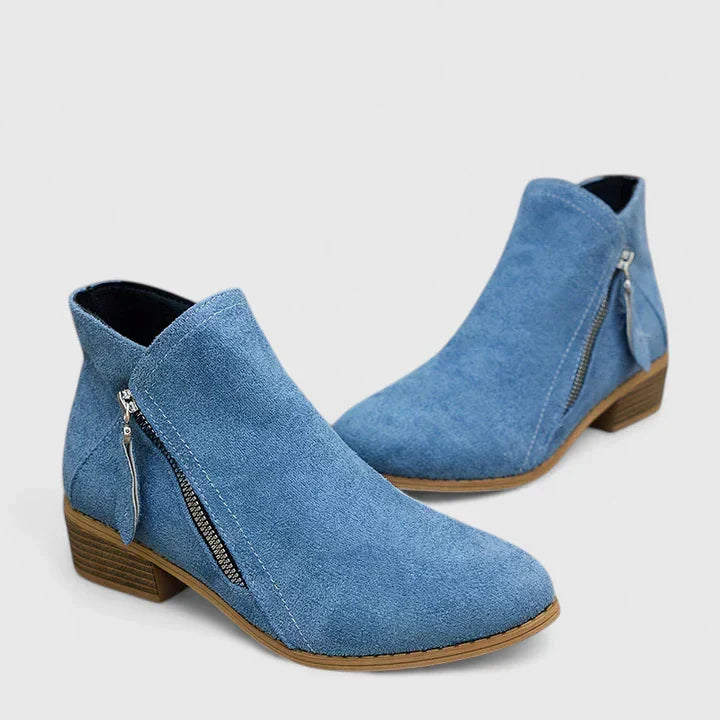 Chic Zip Ankle Boots