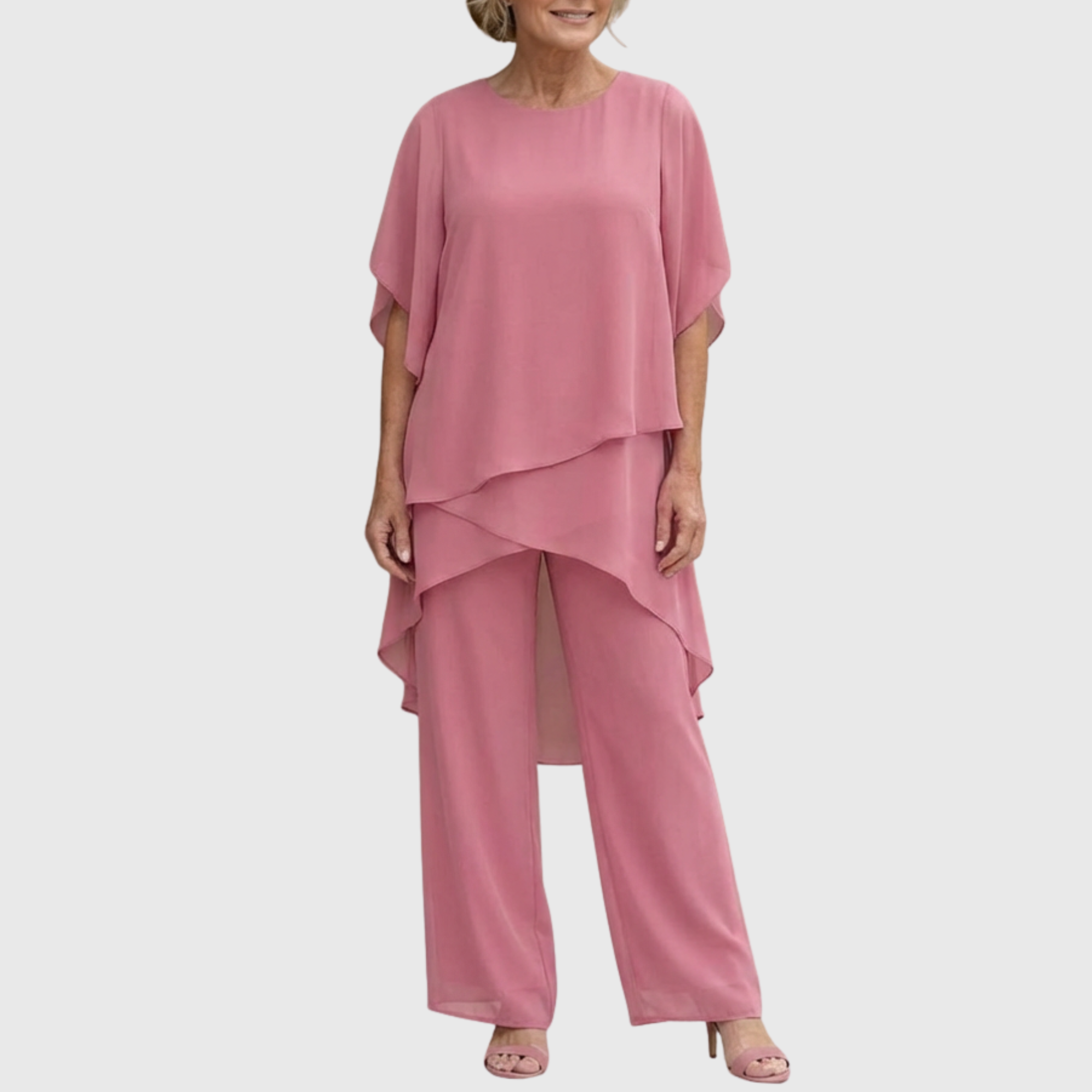 Draped Two-Piece Set