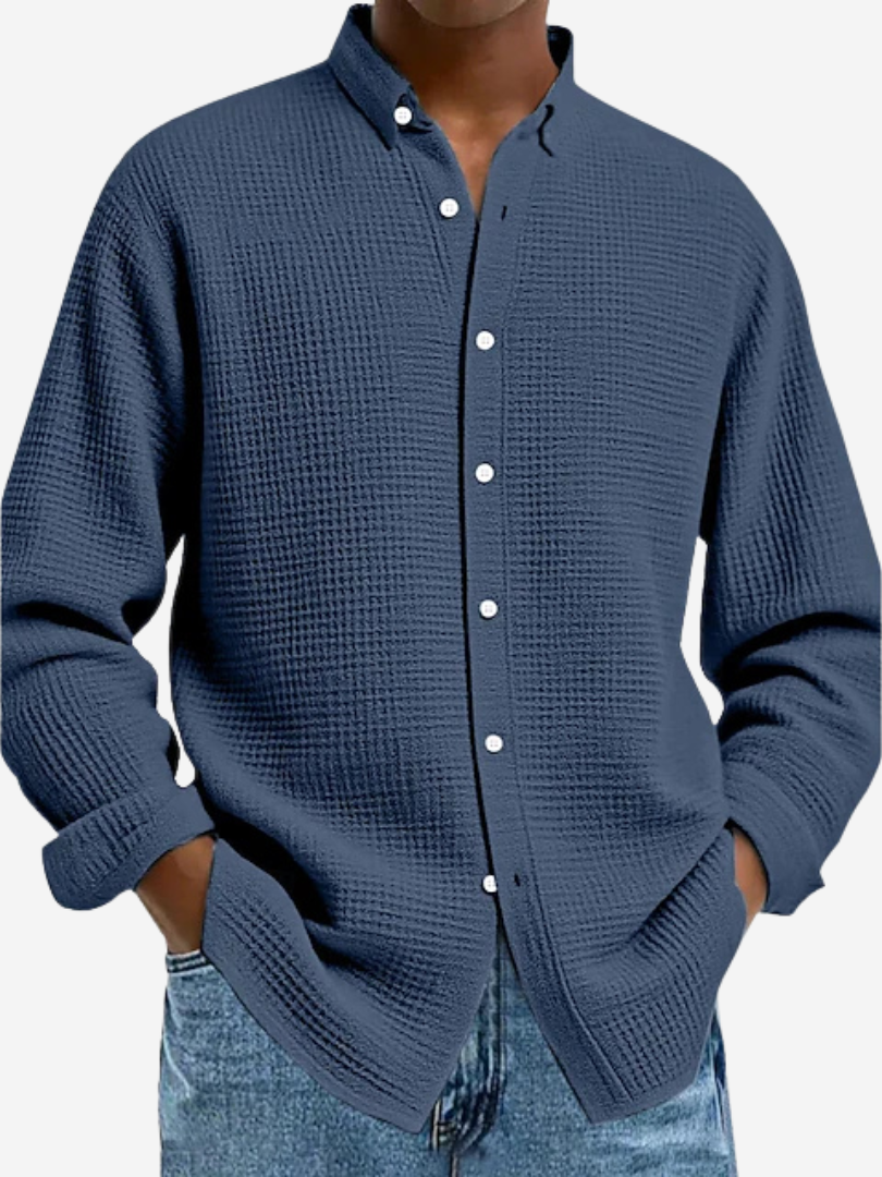 Refined Textured Dress Shirt