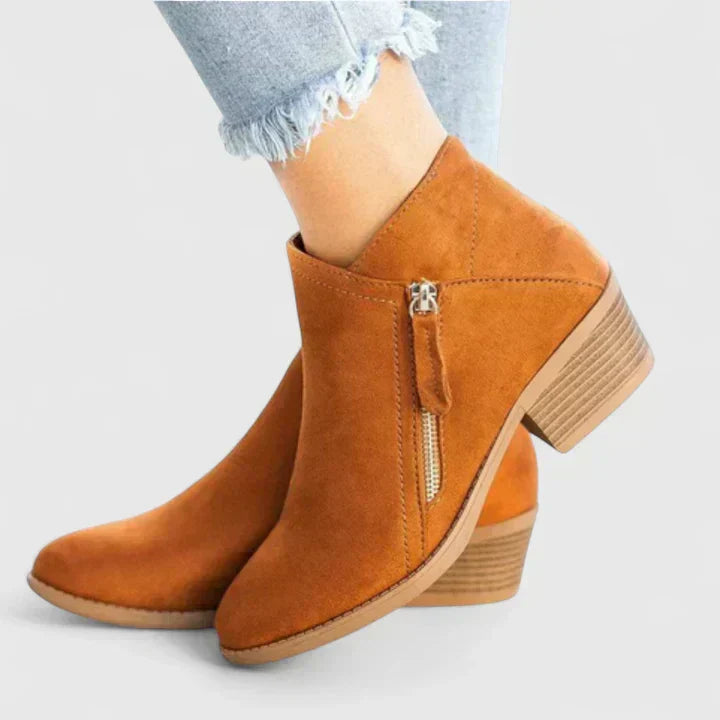 Chic Zip Ankle Boots