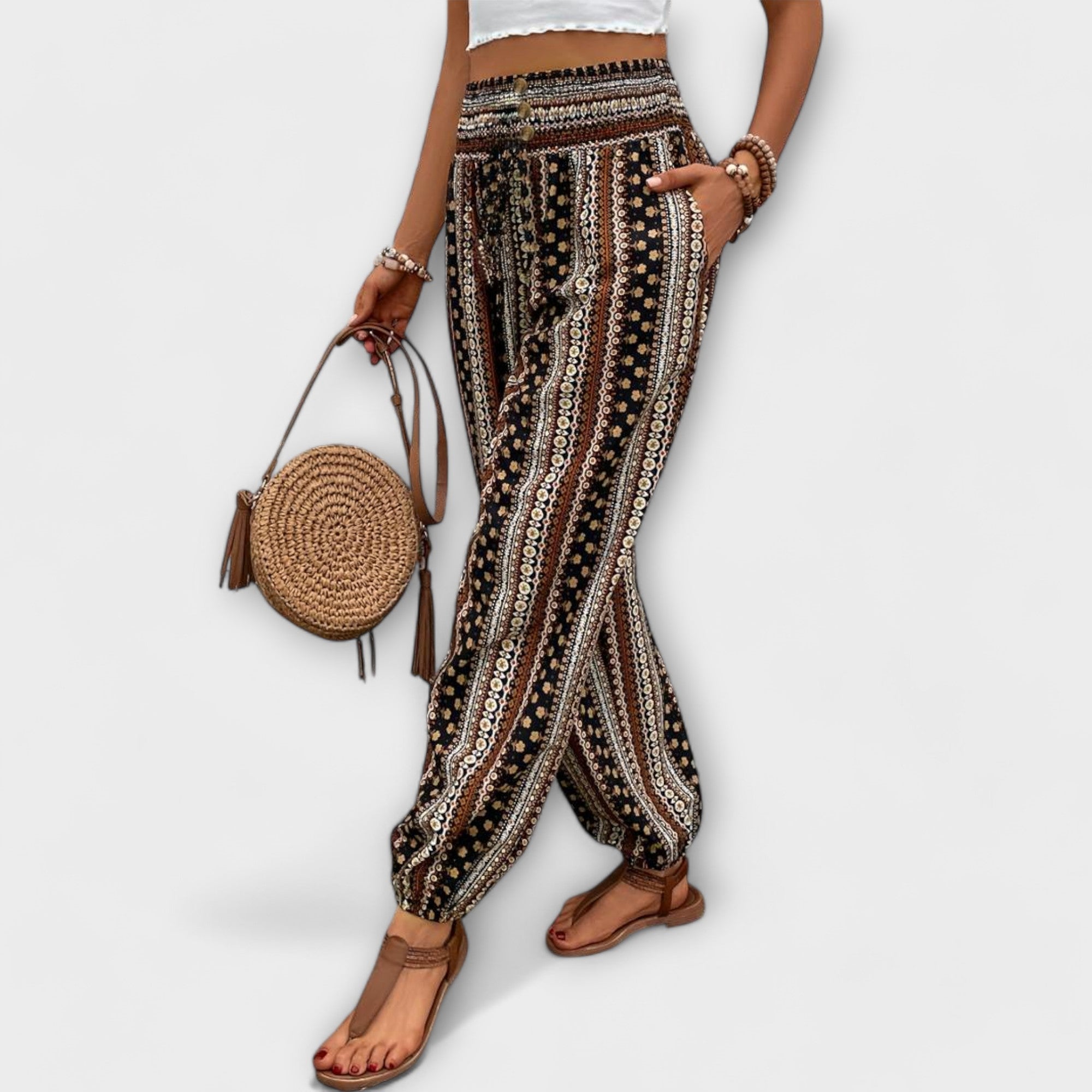 Boho Tribal Print Pants