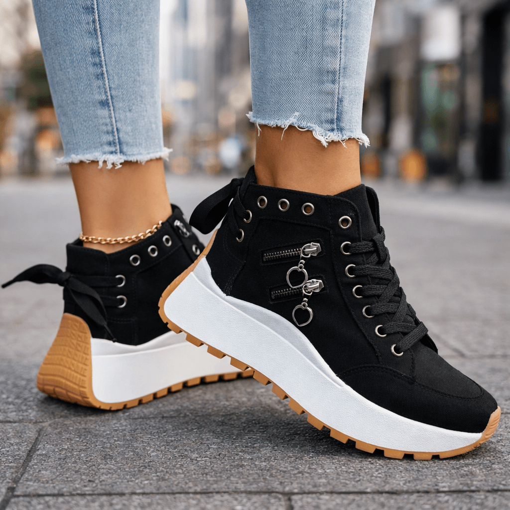 Charm Zip Sneakers