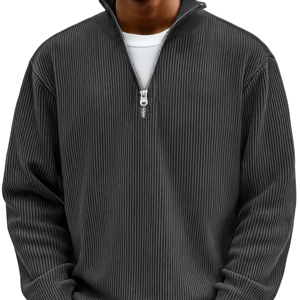 Textured Zip Knit