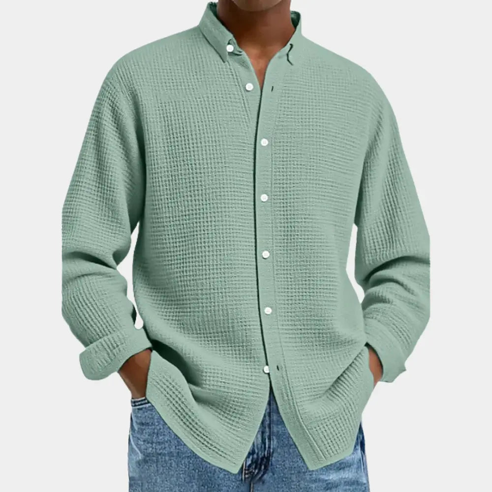 Refined Textured Dress Shirt