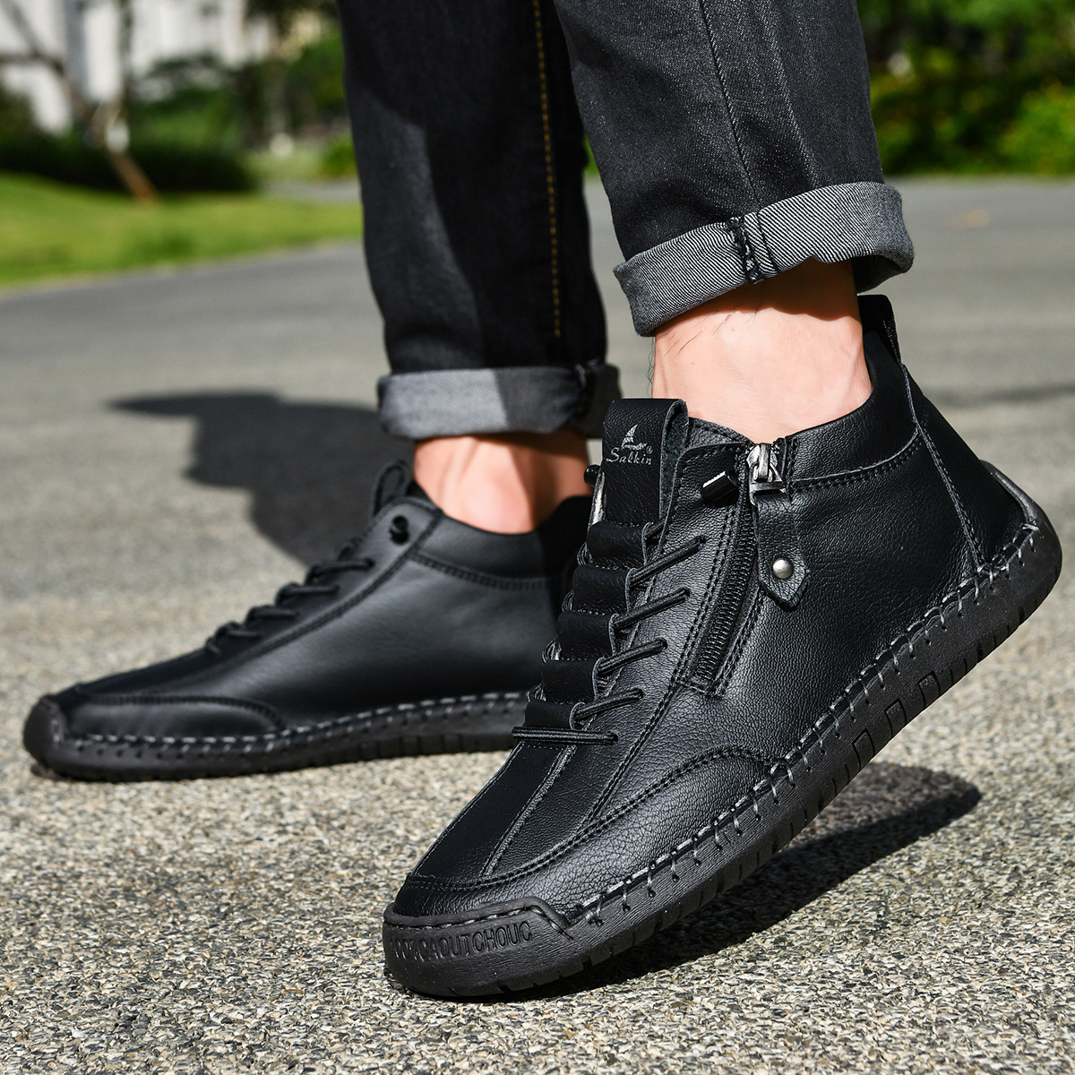 Nubuck Comfort Ankle Shoes