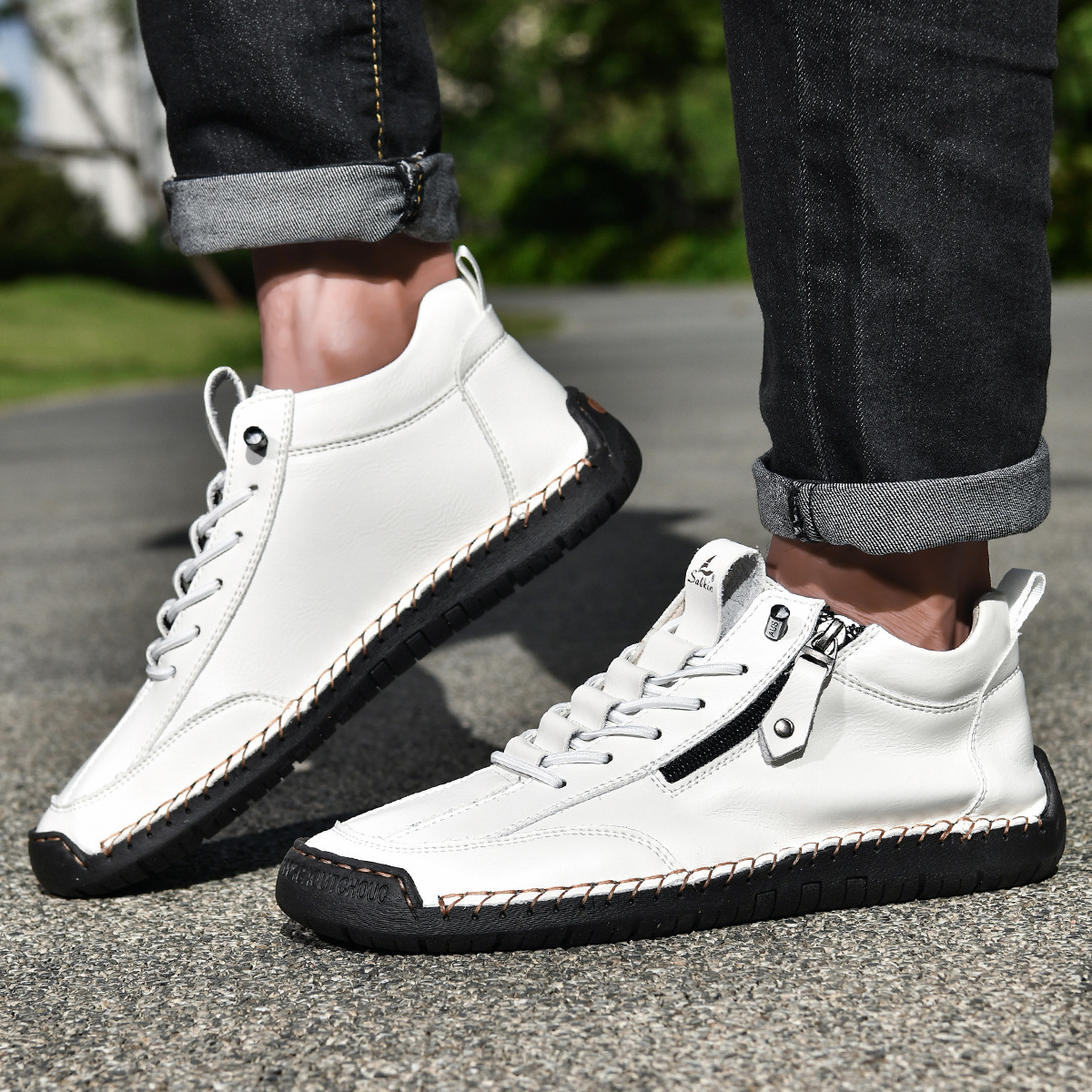 Nubuck Comfort Ankle Shoes