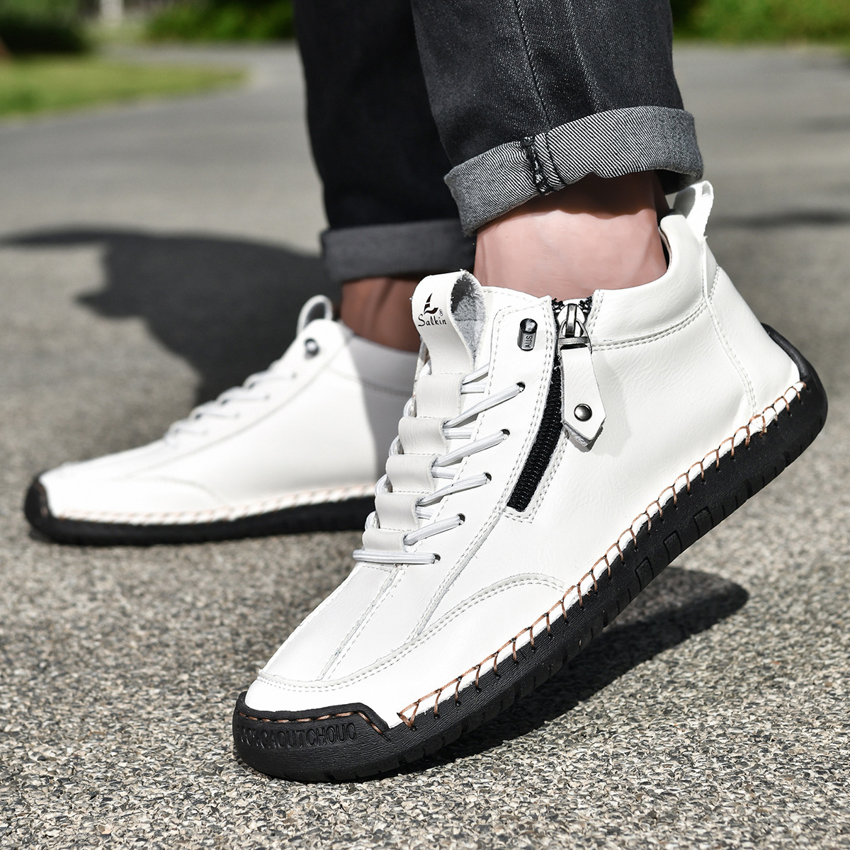 Nubuck Comfort Ankle Shoes