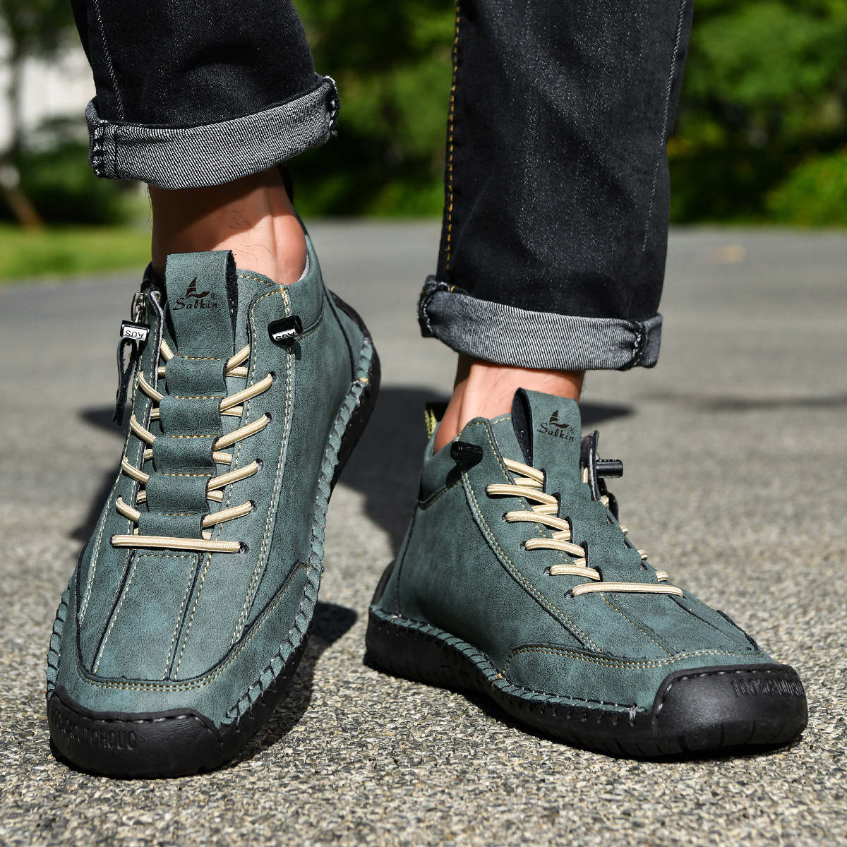 Nubuck Comfort Ankle Shoes