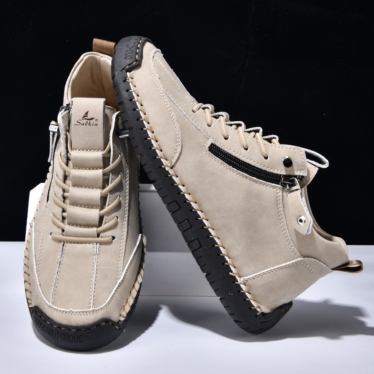 Nubuck Comfort Ankle Shoes