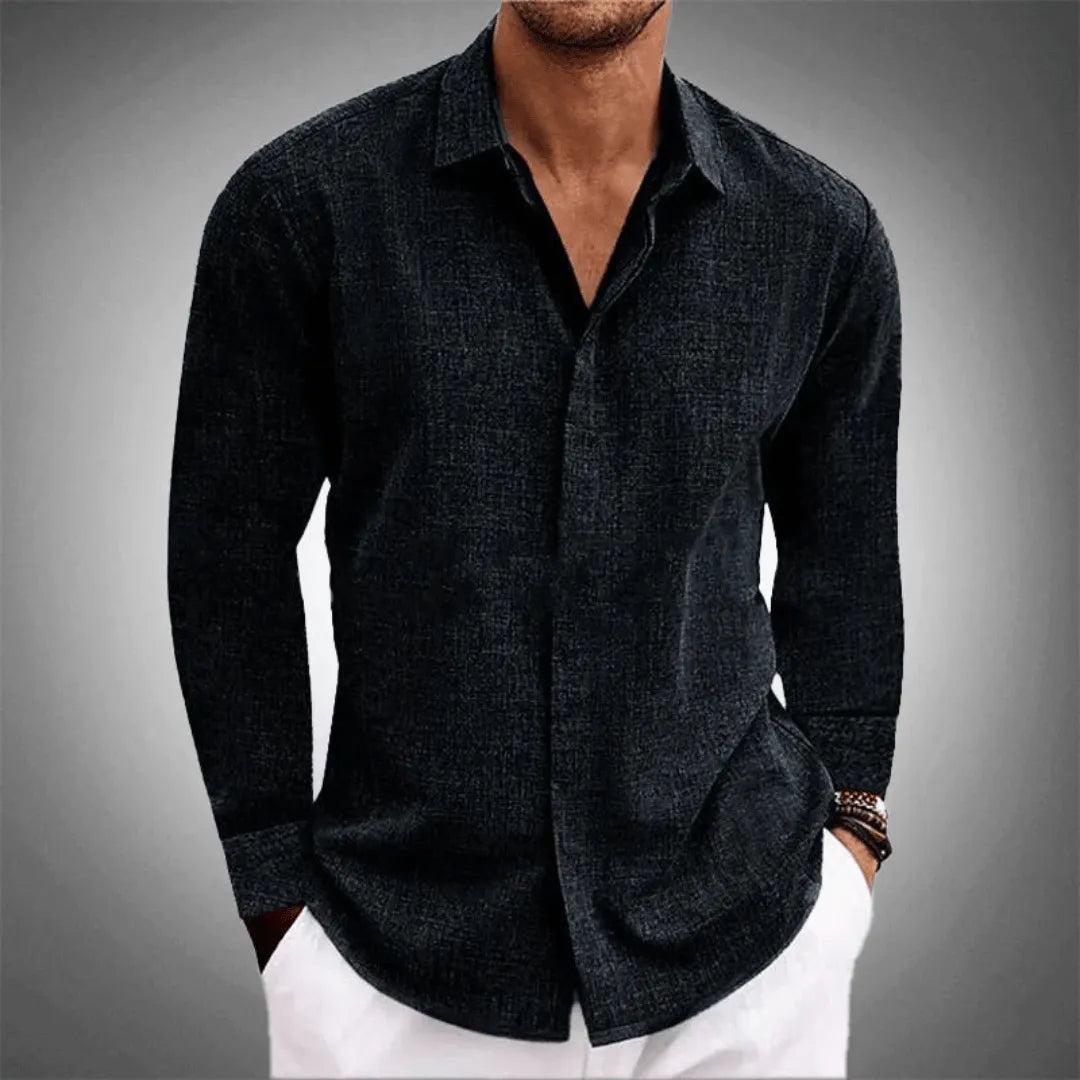 Breathable Linen Blend Shirt