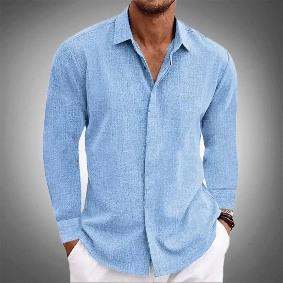 Breathable Linen Blend Shirt