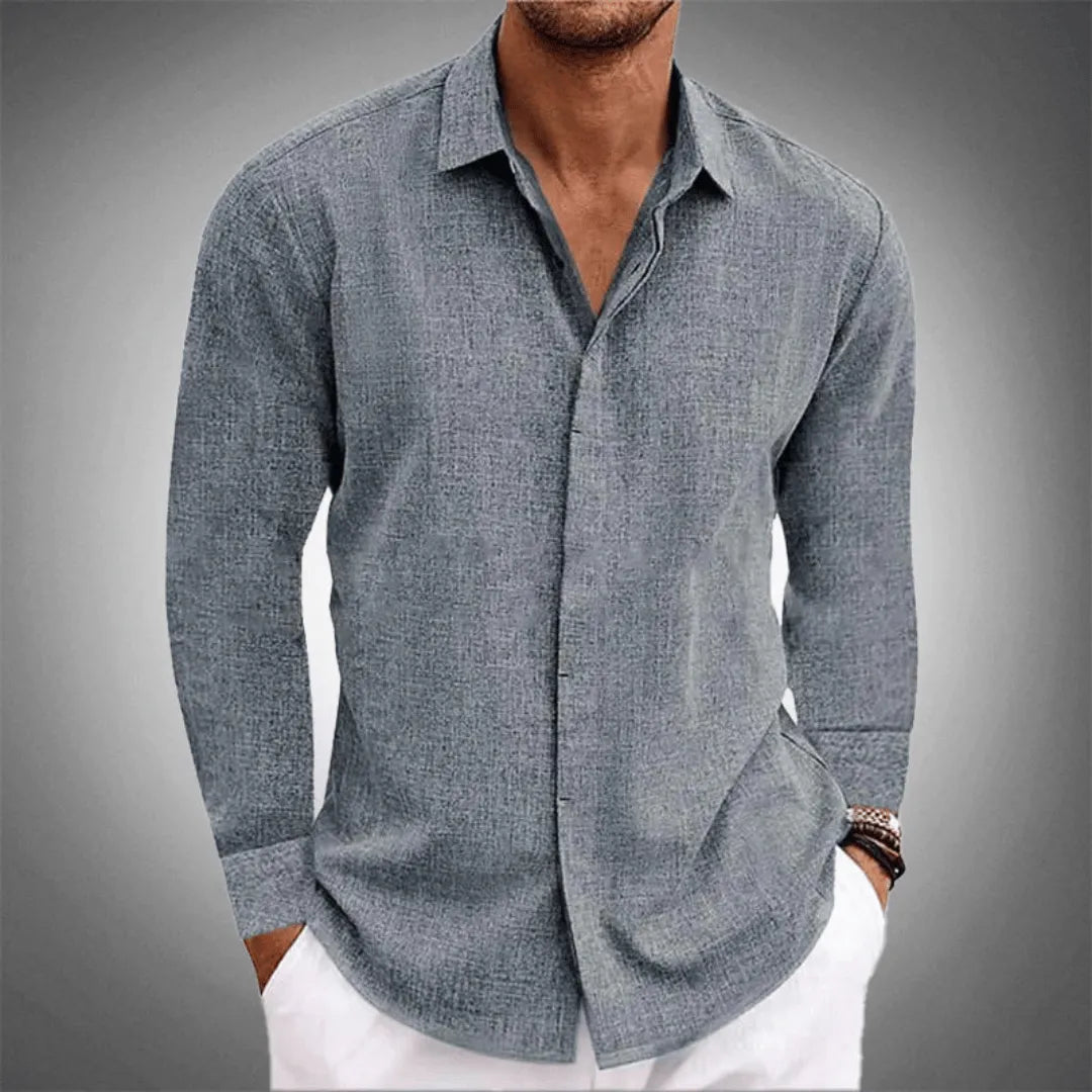 Breathable Linen Blend Shirt