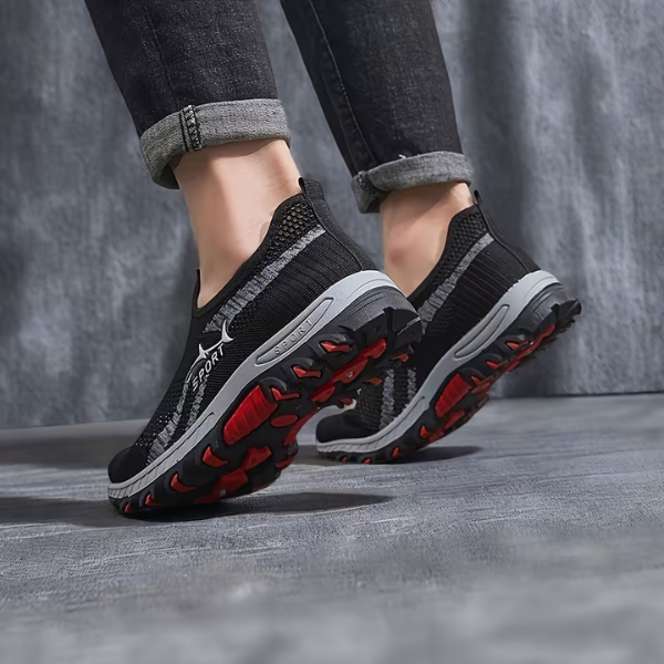 Lightweight Knit Slip-On Sneakers