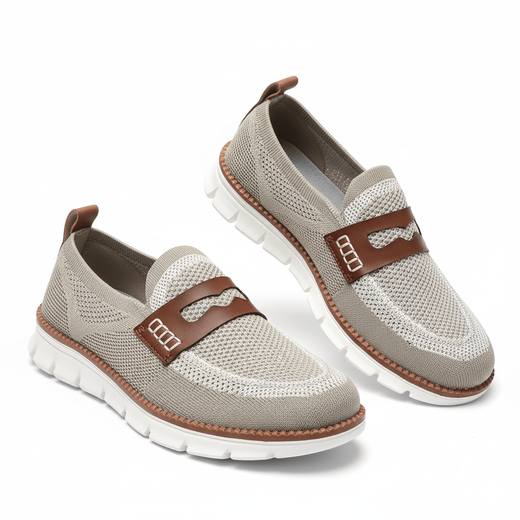 Smart Casual Knit Sneakers