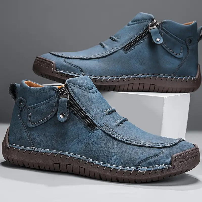 Zip-Up Comfort Casual Boots