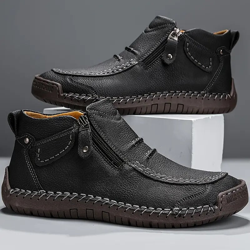 Zip-Up Comfort Casual Boots