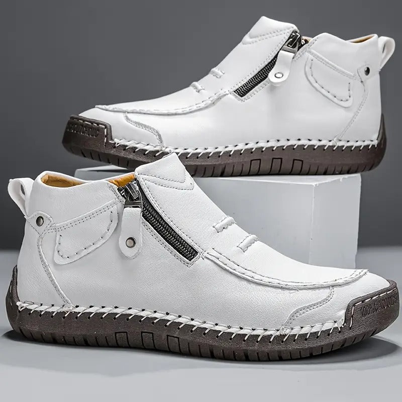 Zip-Up Comfort Casual Boots