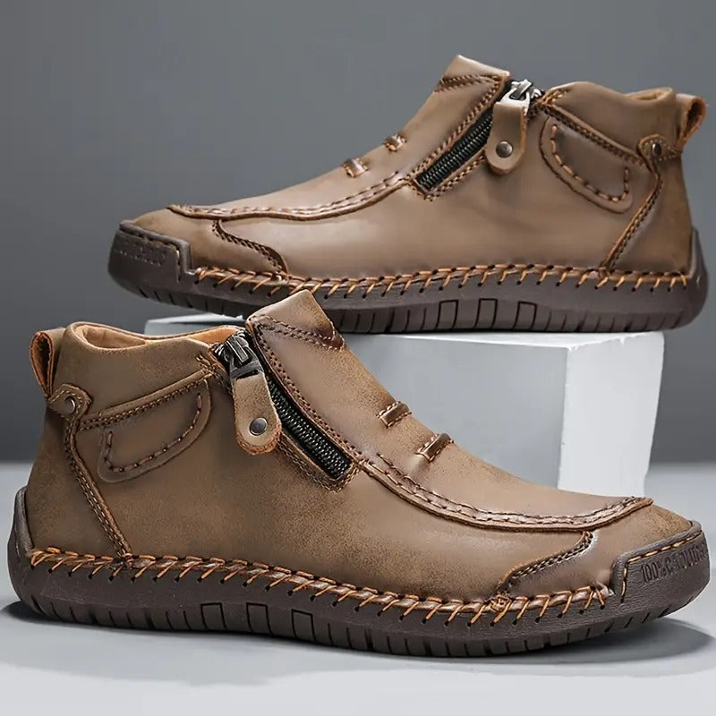 Zip-Up Comfort Casual Boots