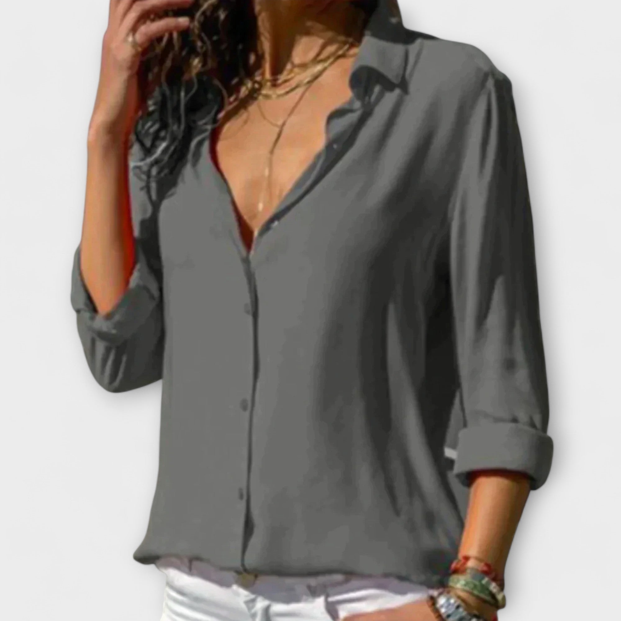 SilkTouch Satin Blouse