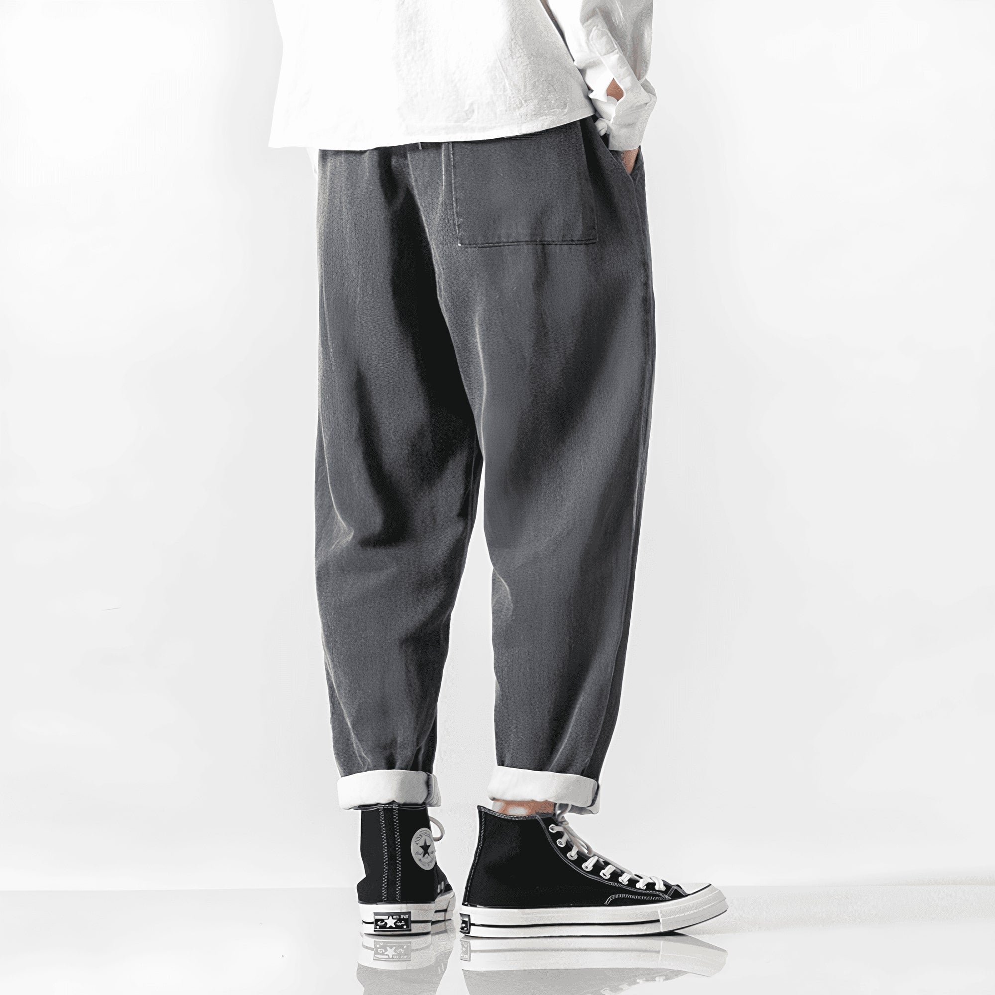 Relaxed Tapered Street Pants