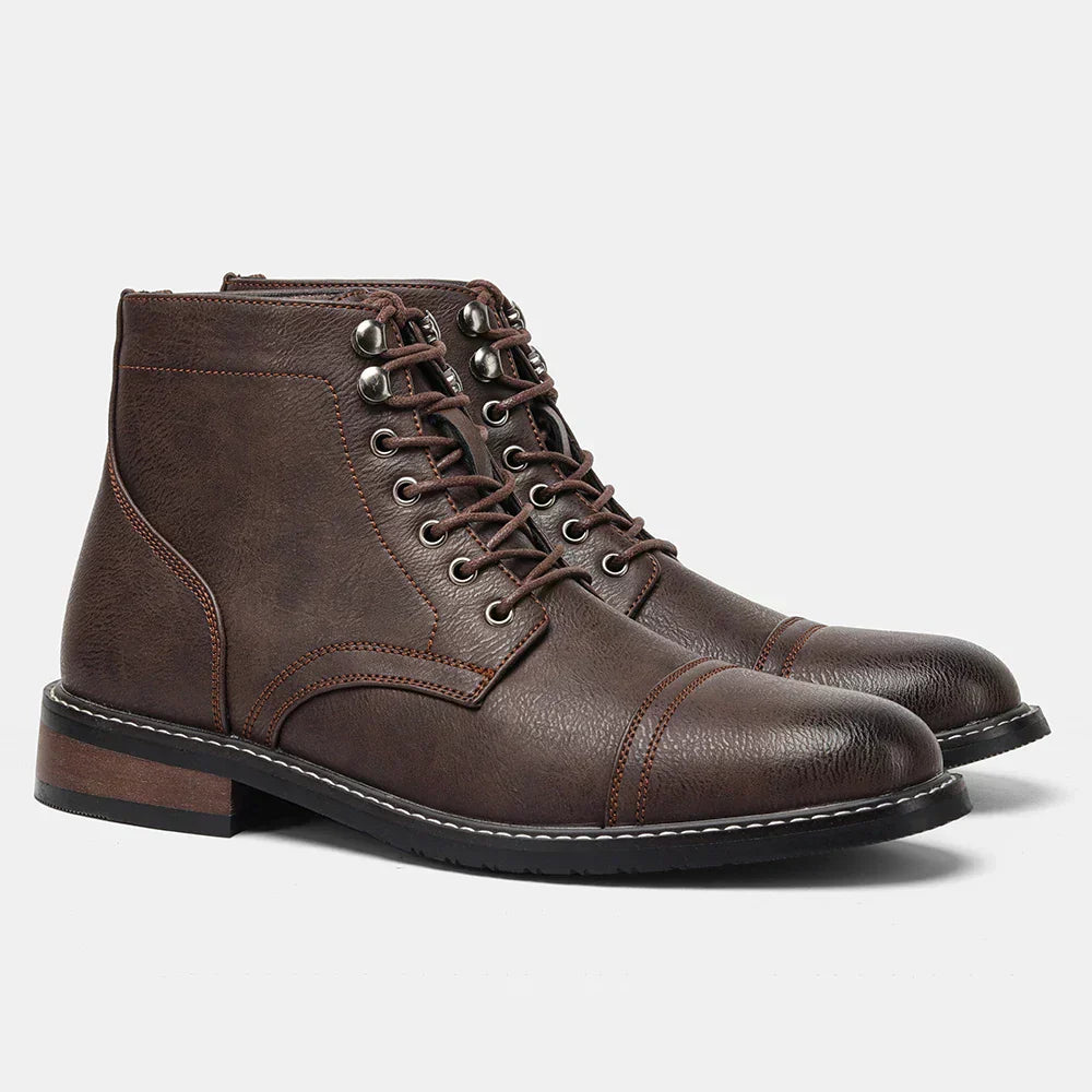 Heritage Leather Derby Boots