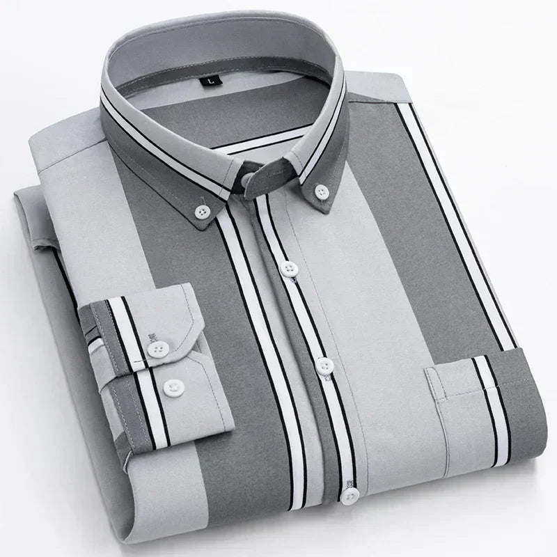 Bold Stripe Cotton Shirt