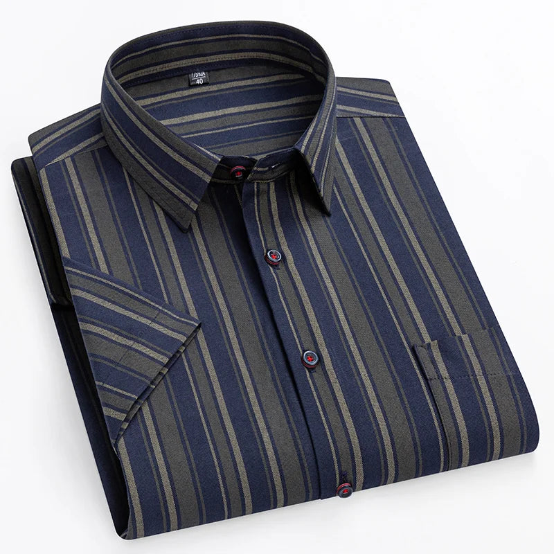 Short-Sleeve Cotton Shirt