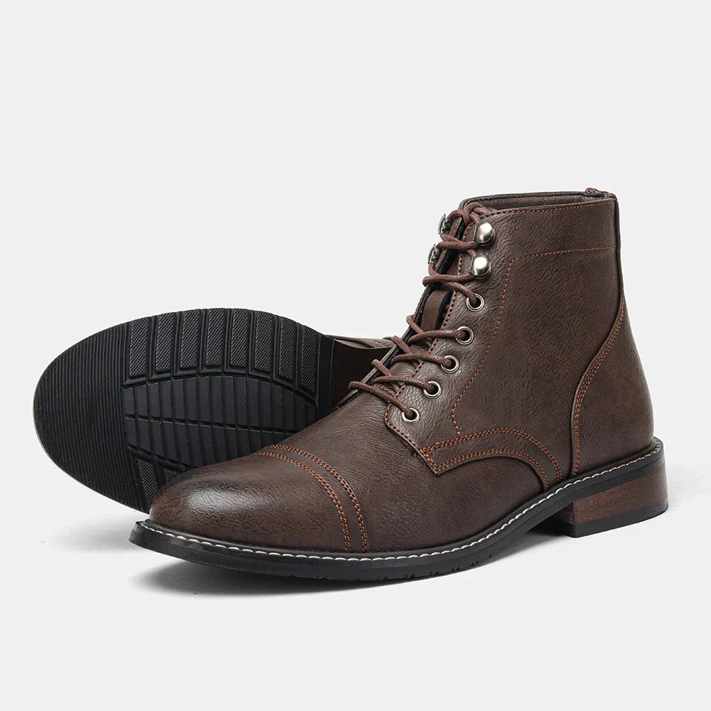 Heritage Leather Derby Boots