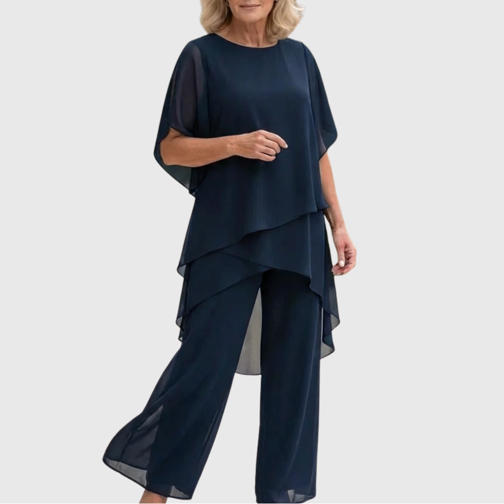 Draped Two-Piece Set