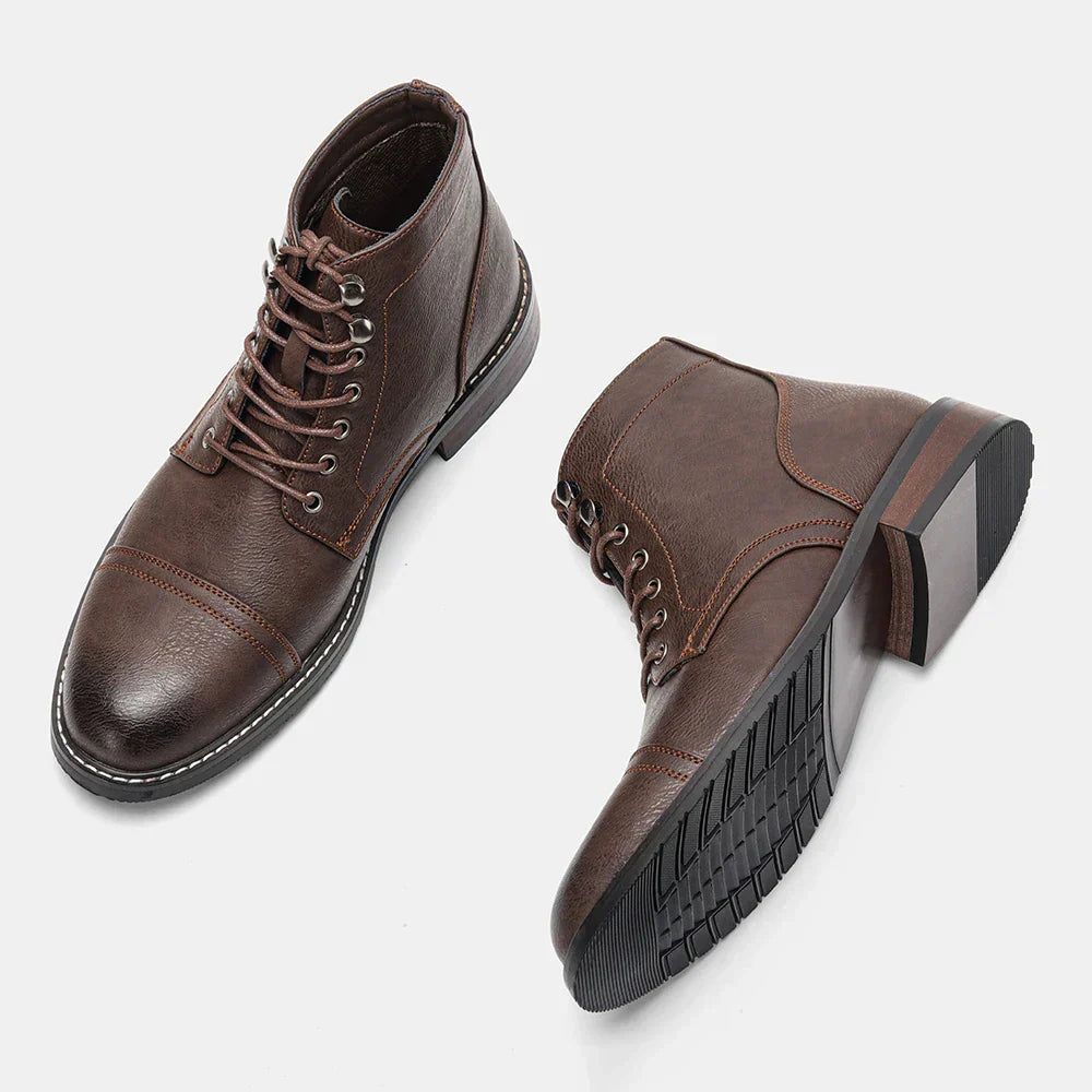 Heritage Leather Derby Boots