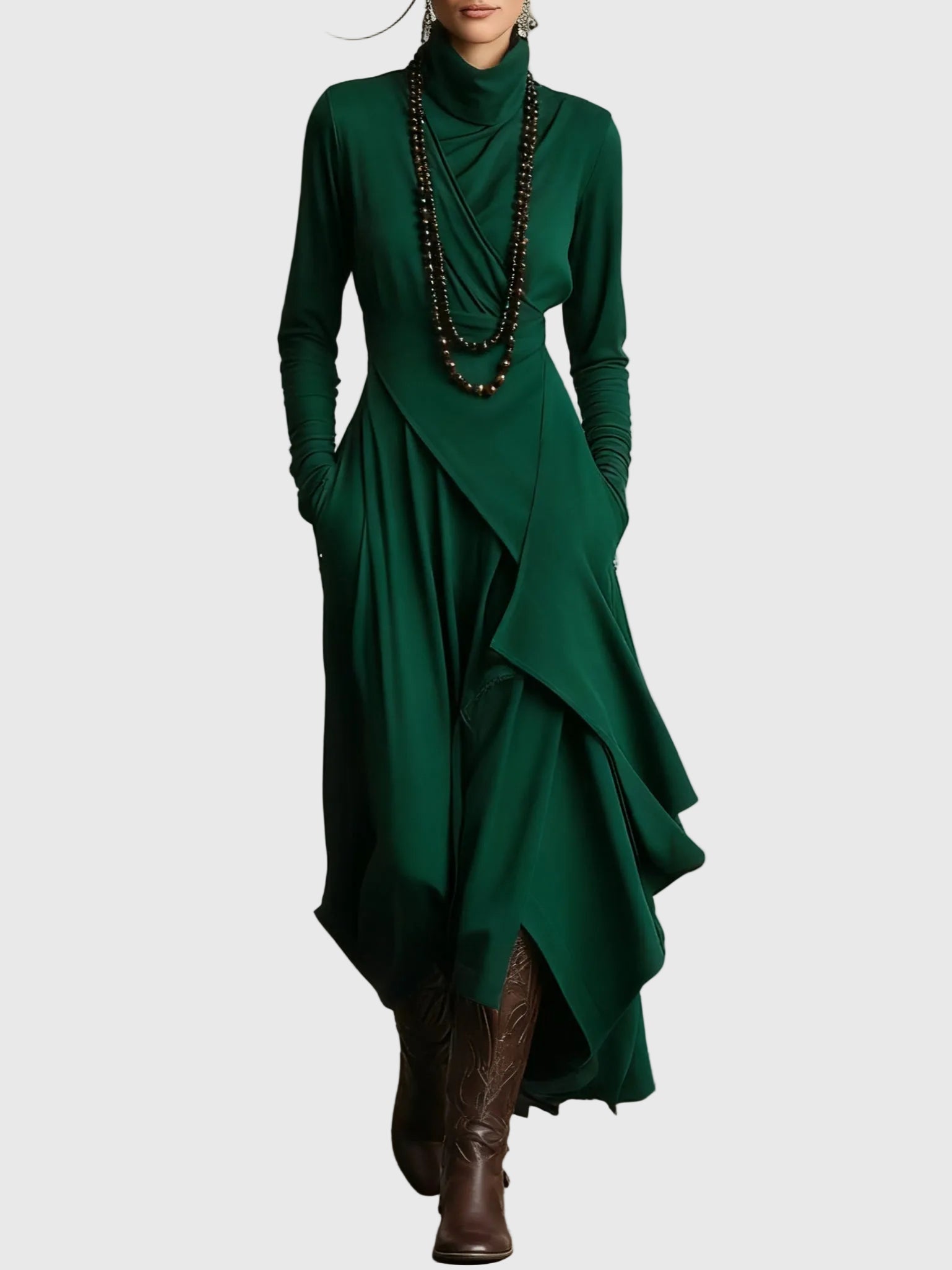 Maxi Pleated Dress