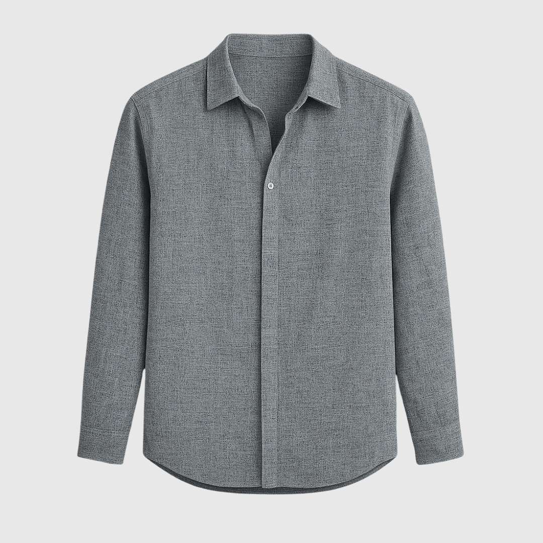 Breathable Linen Blend Shirt