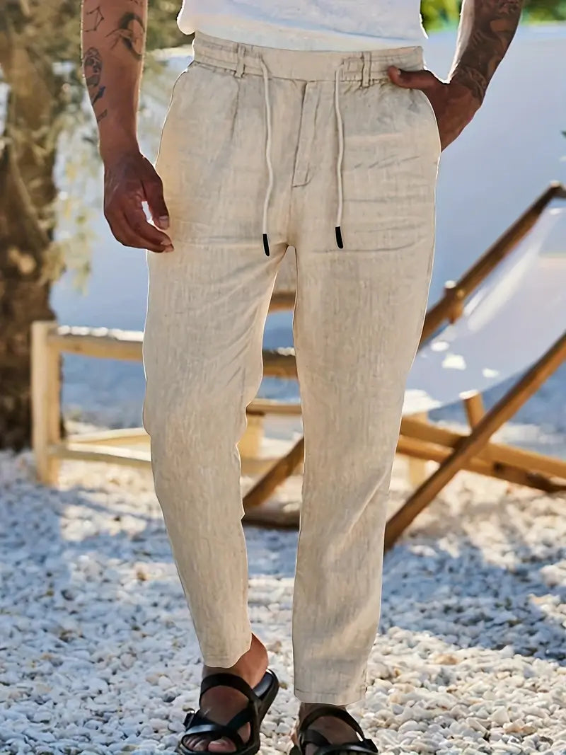 Relaxed Linen Summer Pants