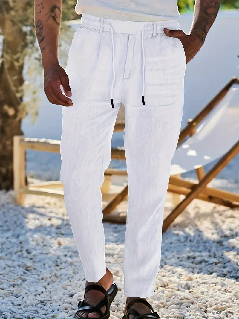 Relaxed Linen Summer Pants