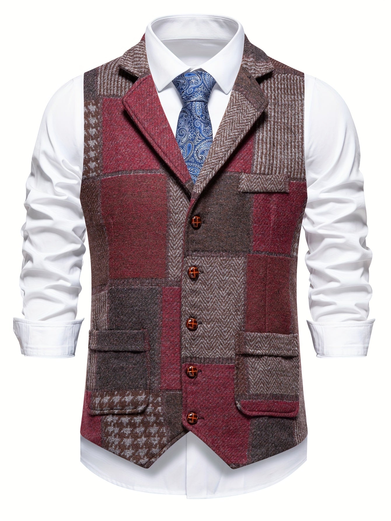 Classic Tweed Tailored Vest