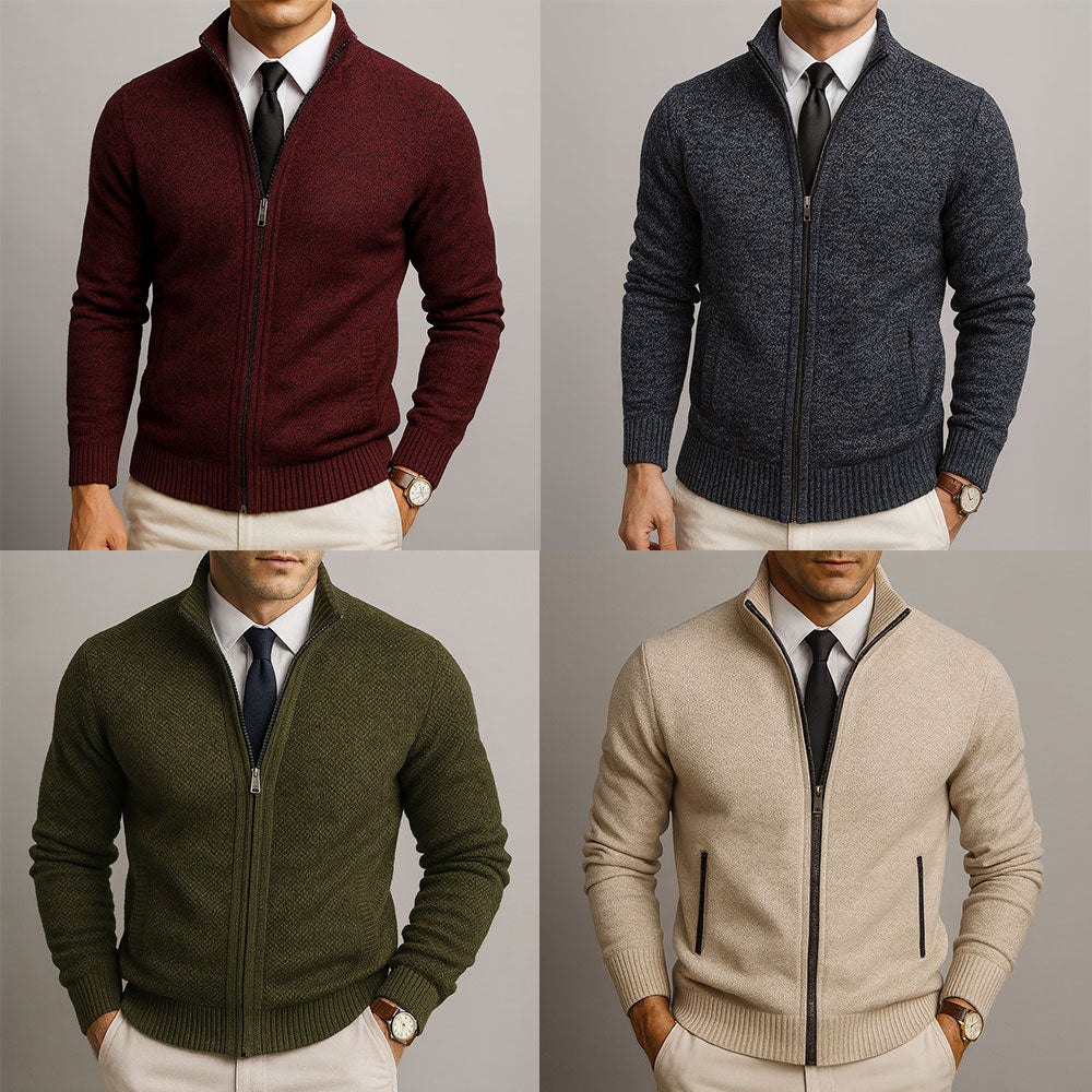 Classic Tailored Knit Cardigan