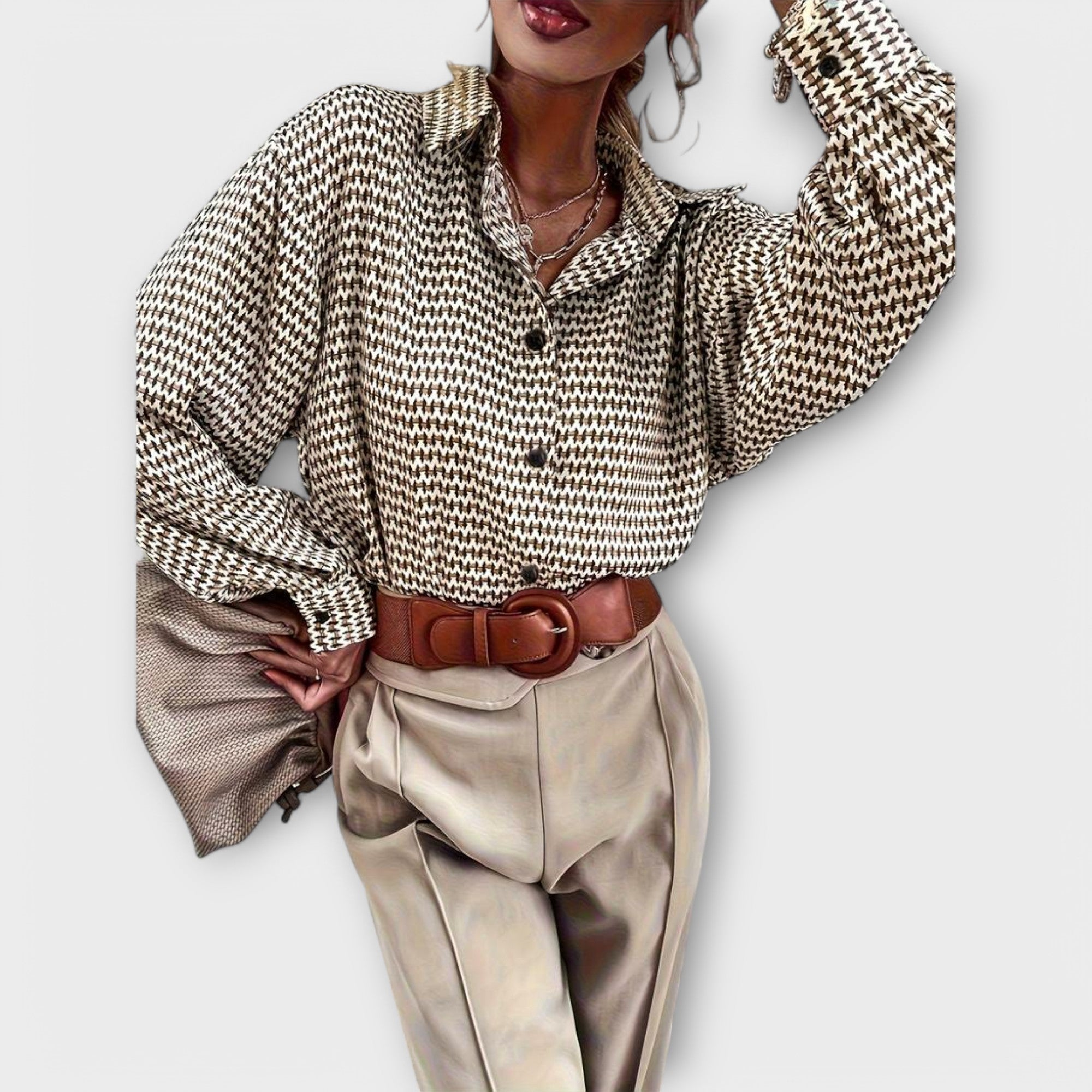 Vintage Long Sleeve Blouse