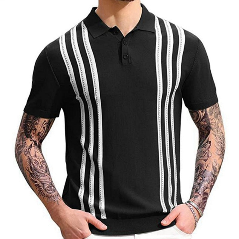 Casual Striped Polo