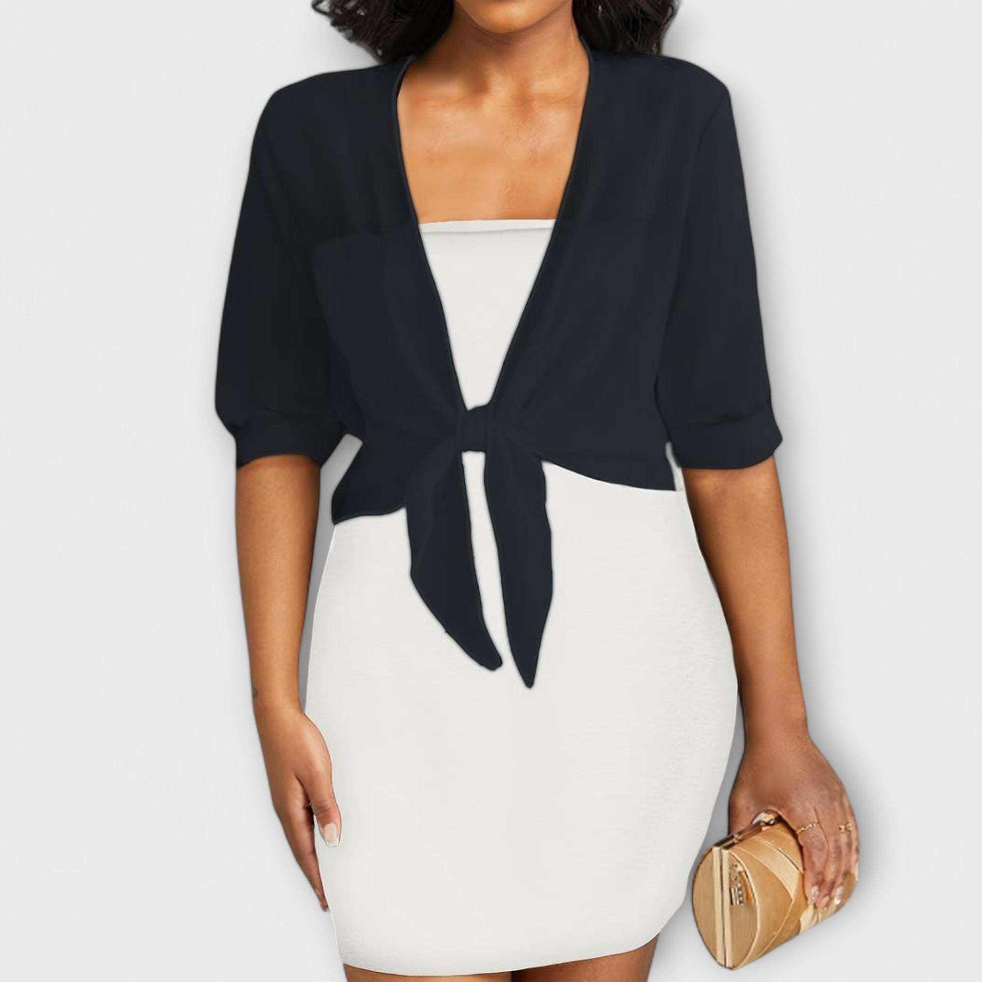 Elegant Sheer Wrap Top
