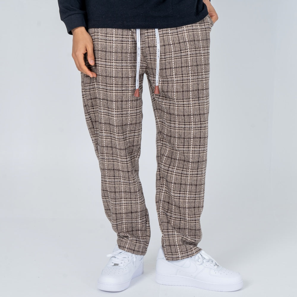 Relaxed Plaid Street Pants