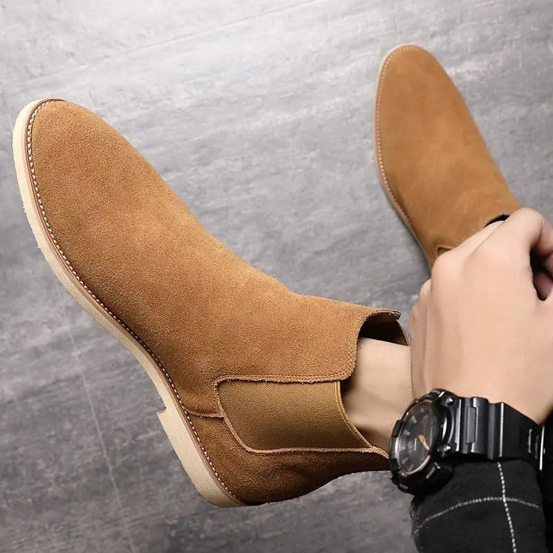 Modern Suede Ankle Boots