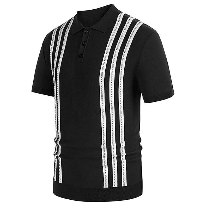 Casual Striped Polo