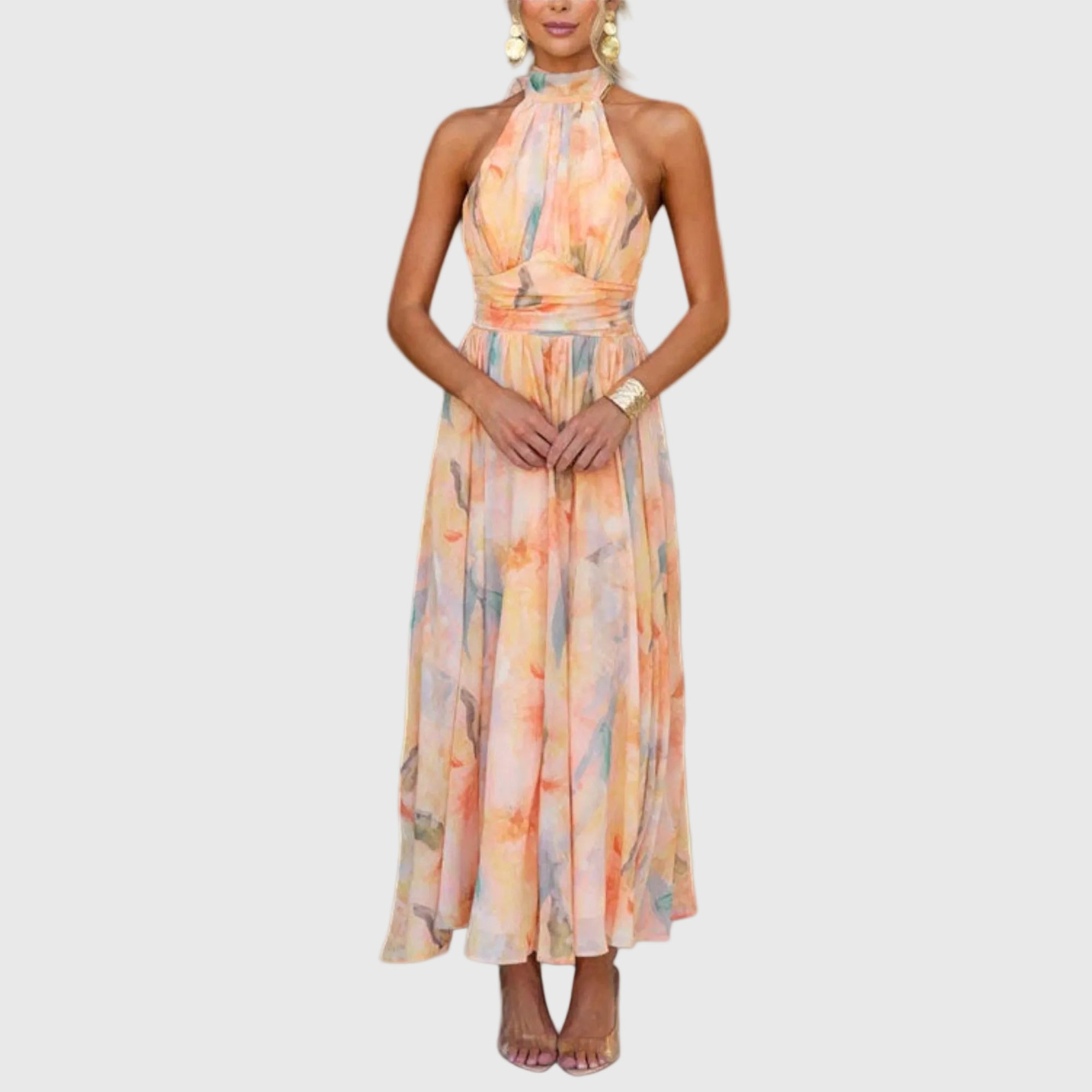 Soft Petal Flow Dress