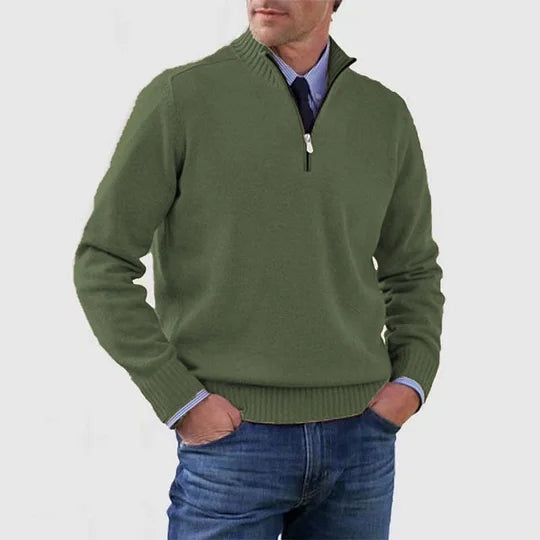 Timeless Zip-Up Knit
